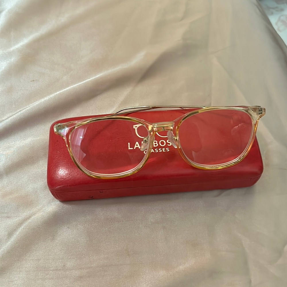 EUC LADYBOSS MINIMALS - Anti-Blue Light Readers. Coffee. -3.0 strength